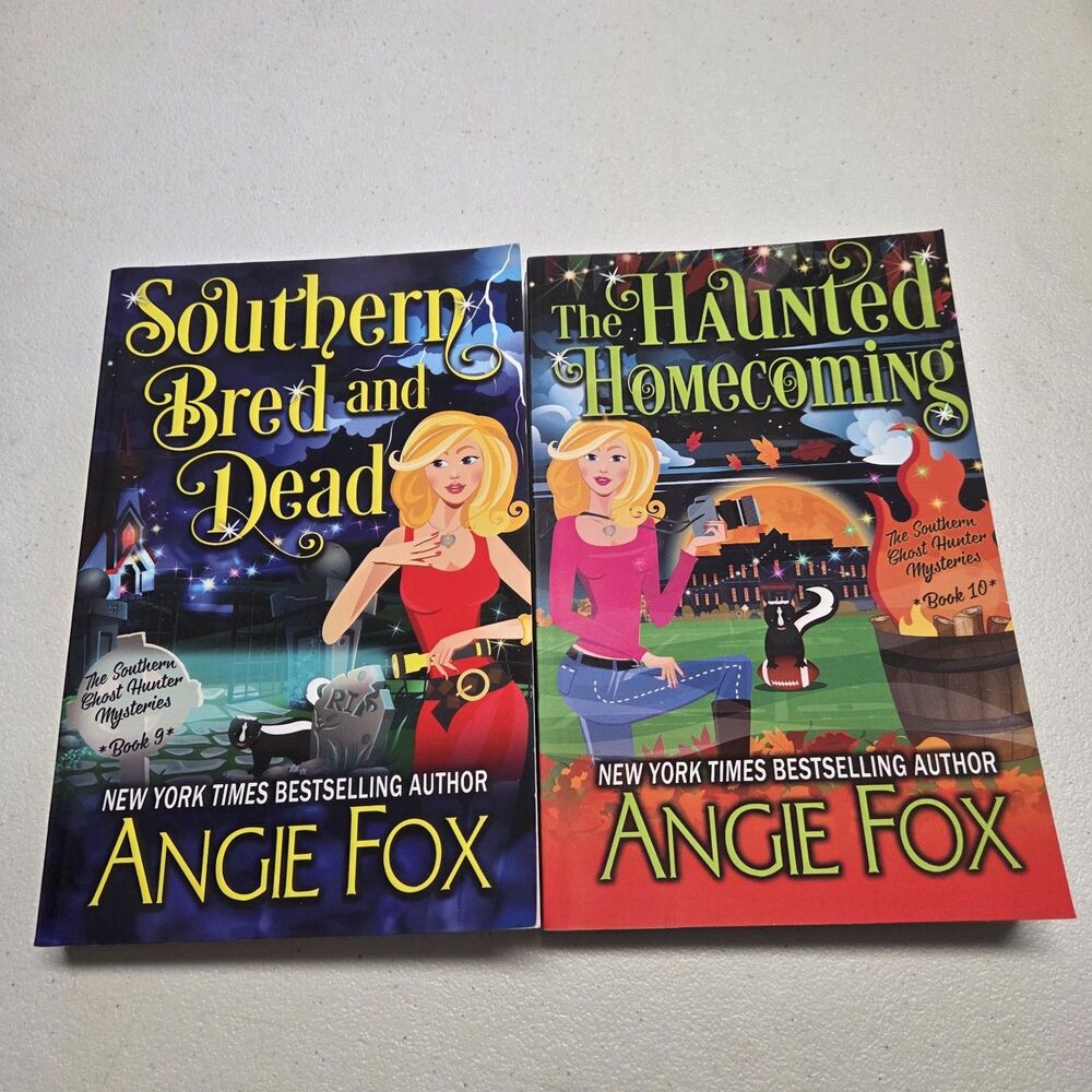 Angie Fox The Southern Ghost Hunters Mysteries Book 9 And 10 Paperback